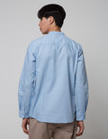 Cole Long Sleeve Shirt Full Placket Mandarin Collar
