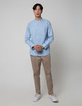 Cole Long Sleeve Shirt Full Placket Mandarin Collar