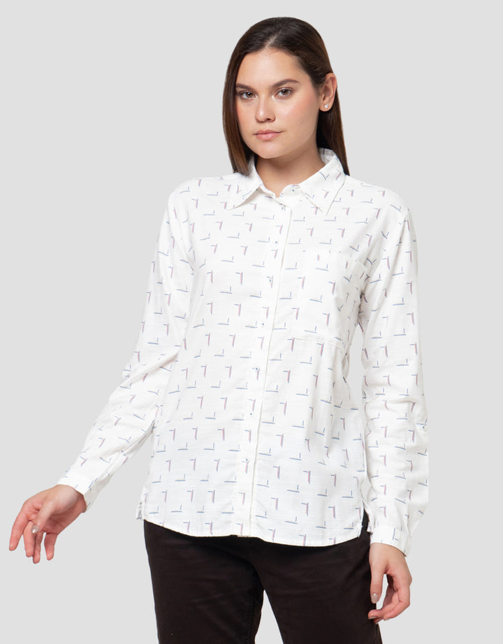 Cardinal Girl Beauty Kemeja Lengan Panjang Wanita