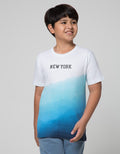 Nevada Ombre Bluish Kaos Anak Laki-laki