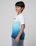 Nevada Ombre Bluish Kaos Anak Laki-laki