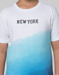 Nevada Ombre Bluish Kaos Anak Laki-laki