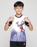 Marvel Spiderman Hanging Kaos Anak Laki-laki