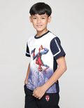Marvel Spiderman Hanging Kaos Anak Laki-laki