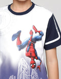 Marvel Spiderman Hanging Kaos Anak Laki-laki