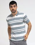 Nevada Jersey Stripe Polo Shirt Men