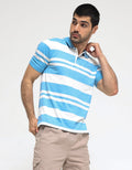 Nevada Jersey Stripe Polo Shirt Men