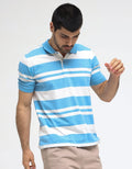 Nevada Jersey Stripe Polo Shirt Men