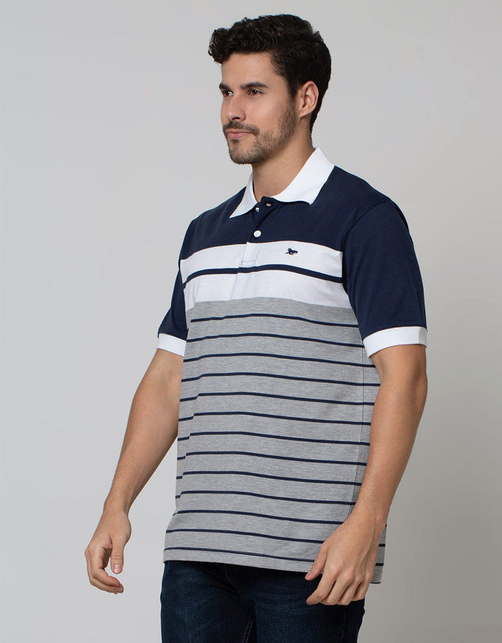 Walrus Kaos Polo Motif Garis