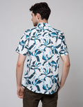 Walrus Abstract Print Kemeja Pria
