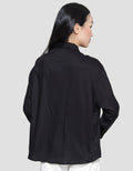 Nevada Woven 1 Button Rayon Kemeja Lengan Panjang Wanita