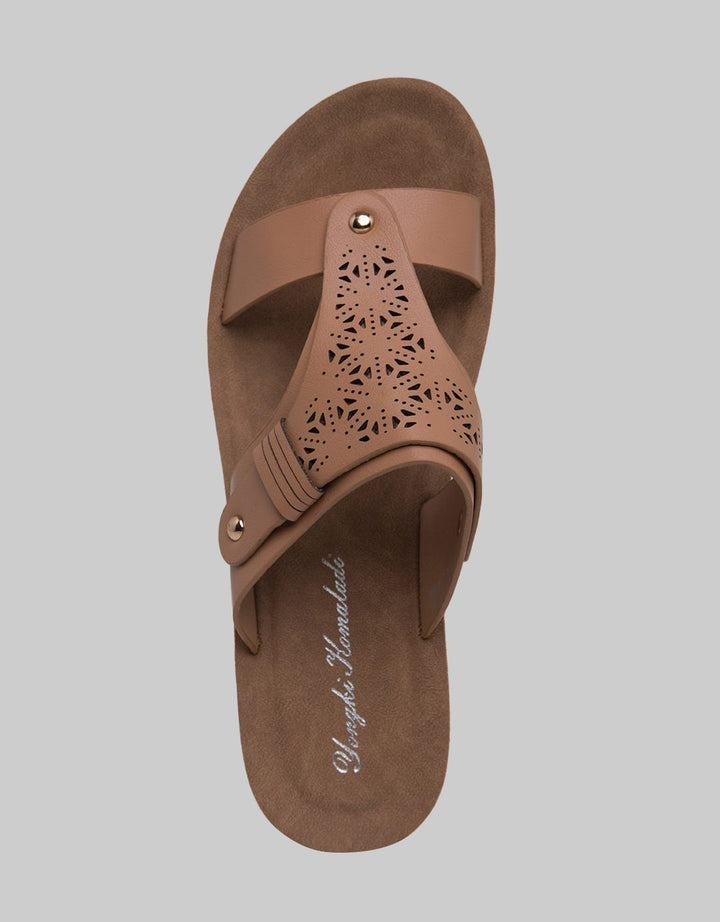 Yongki Komaladi Sandal Laser Cut Open Toe