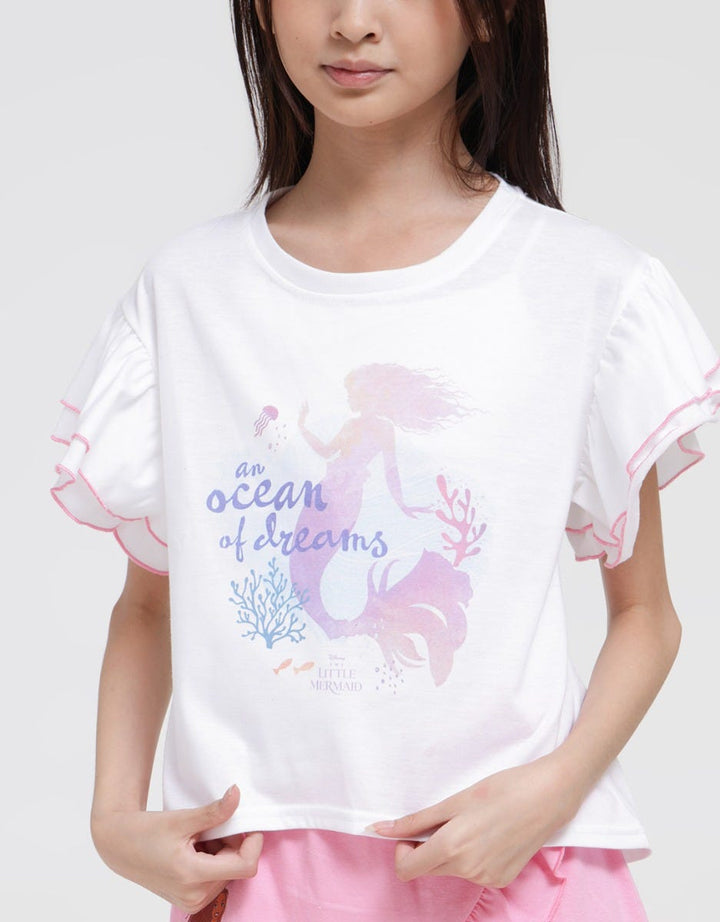 Disney Short Sleeve T-Shirt Princess Little Mermaid