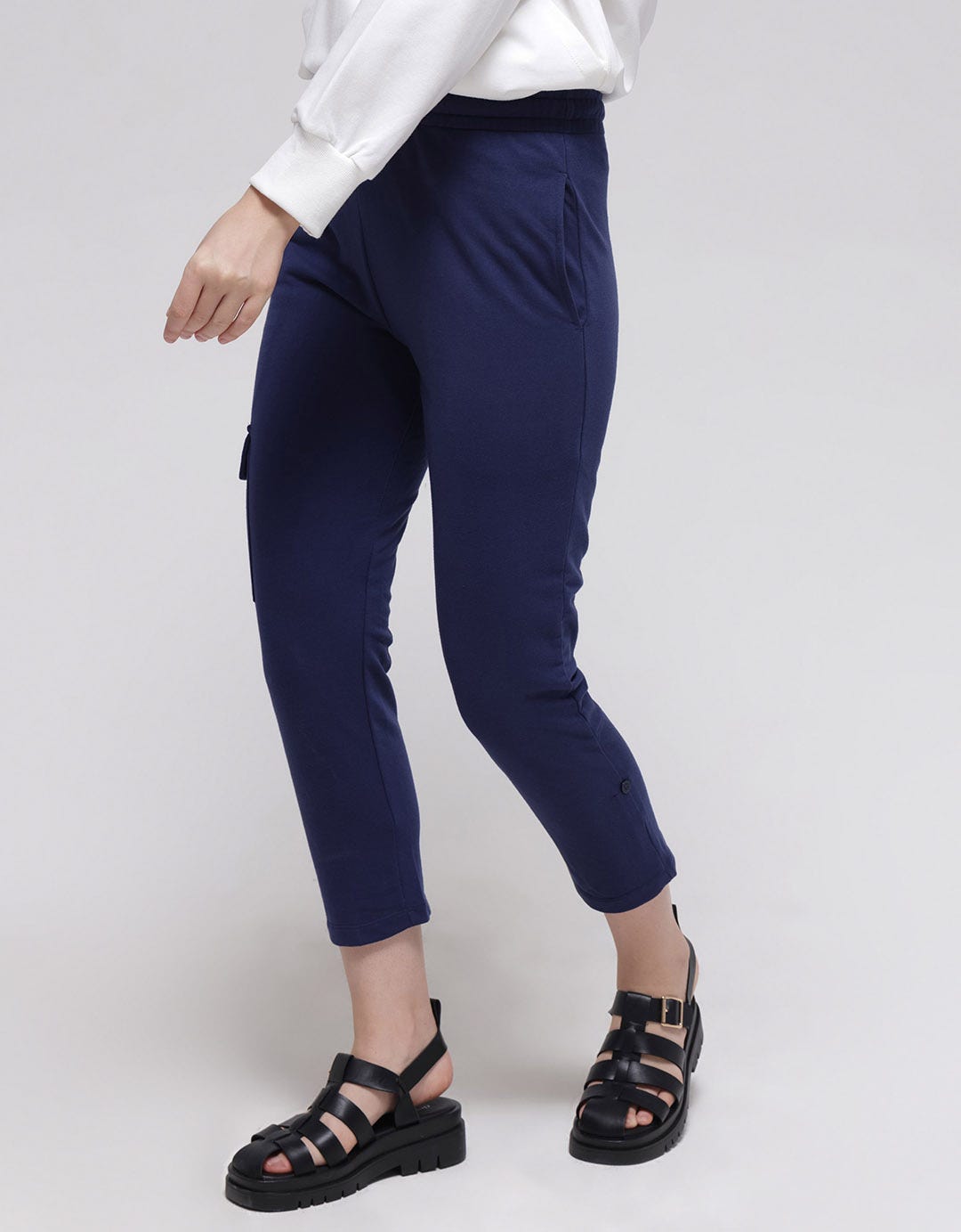 Nevada Long Pants Terry Sld Cargo Roll Up
