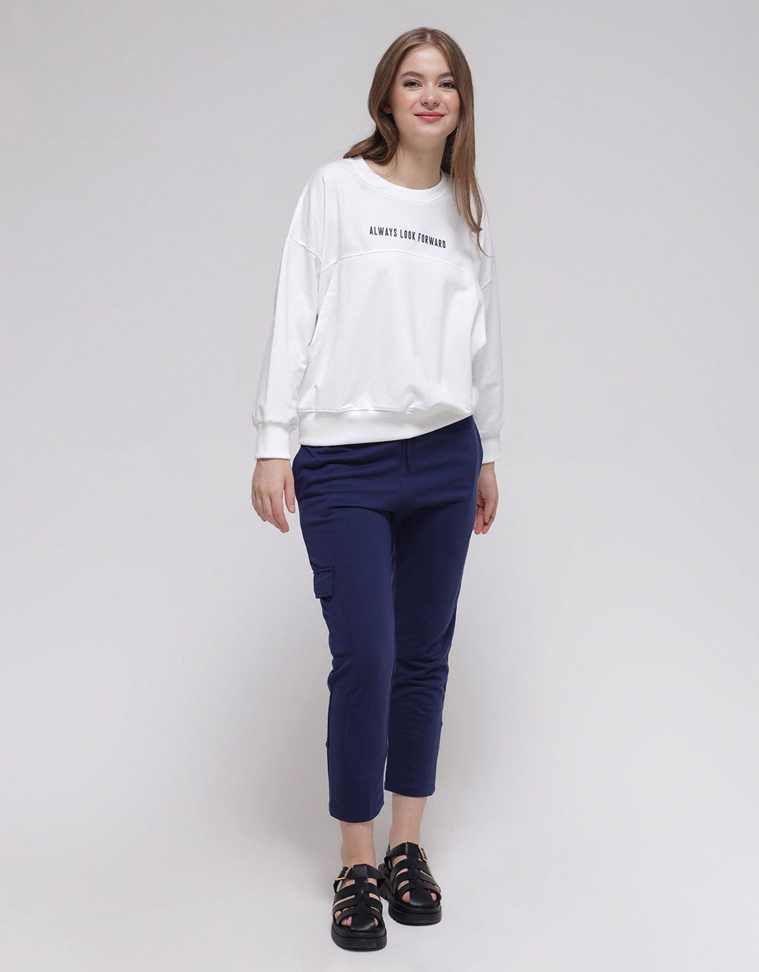 Nevada Long Pants Terry Sld Cargo Roll Up