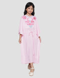 Donita Draw Floral Dress for Girls