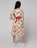 Donita Dress Muslim Flower Print