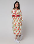 Donita Dress Muslim Flower Print