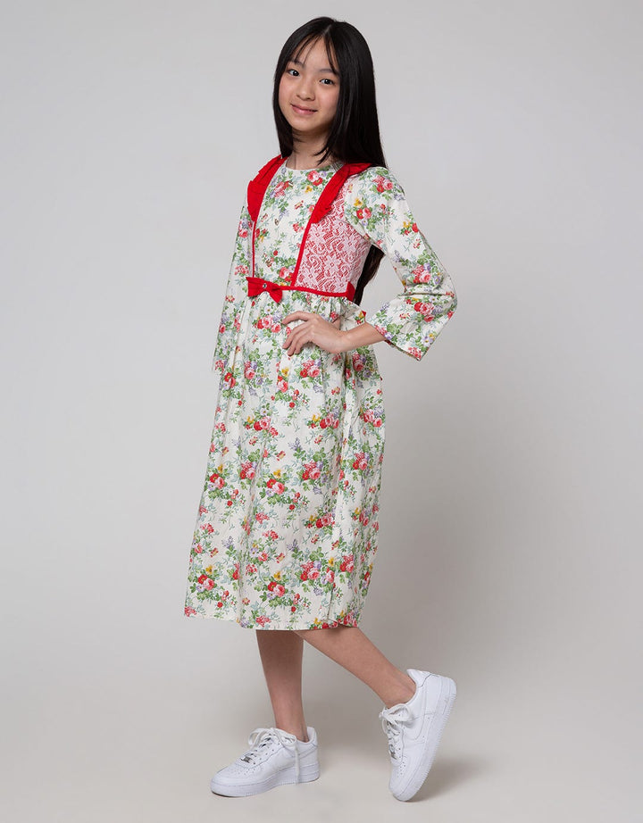 Donita Laces Flower Dress Muslim Girls