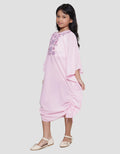 Donita Flower Dress Kaftan Anak Perempuan