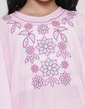 Donita Flower Dress Kaftan Anak Perempuan