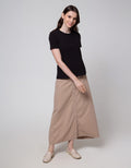 Connexion Rib Cotton Plain Kaos Wanita