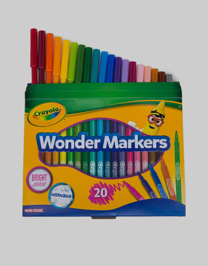 Bandai Crayola 20 Colors Wonder Markers