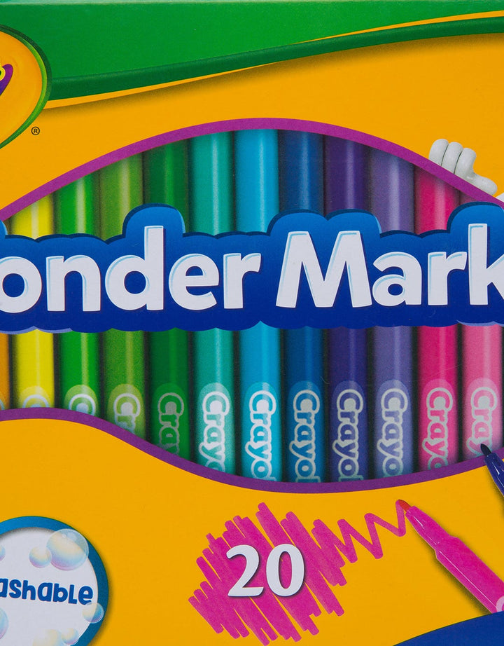 Bandai Crayola 20 Colors Wonder Markers