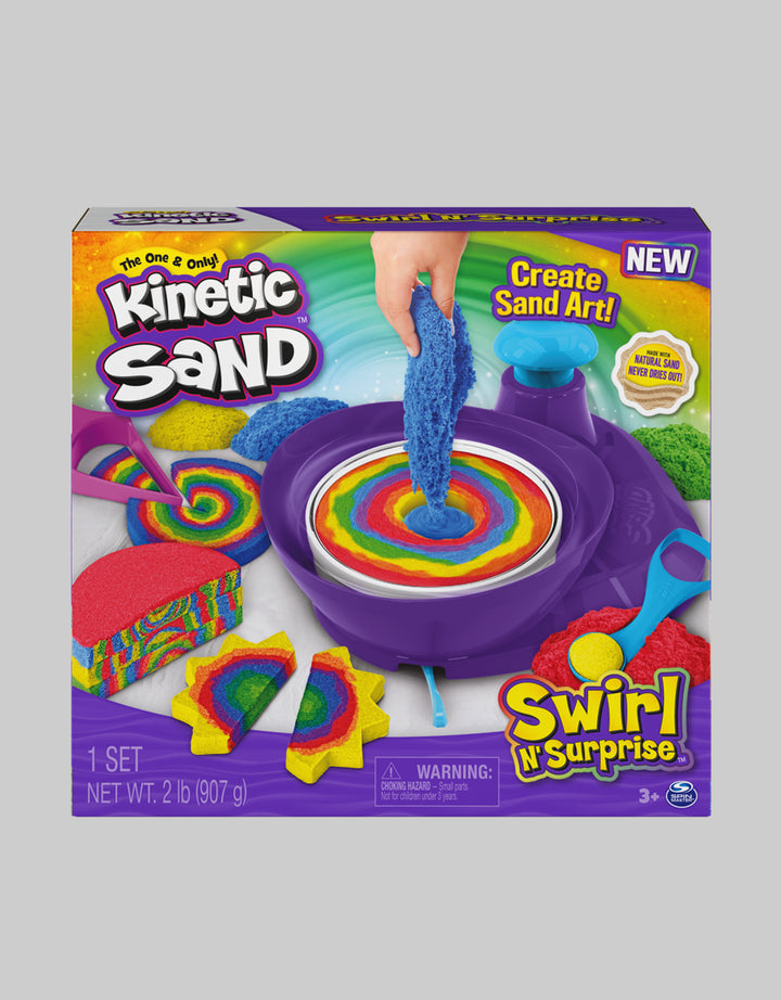 Bandai Kinetic Sand Swirl N Surprise Playset Original - Sand Toys
