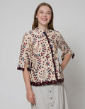 Arjuna Weda Leaf Creeping Batik Blouse