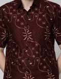 Arjuna Weda Hem Batik Sogan Serat Kayu