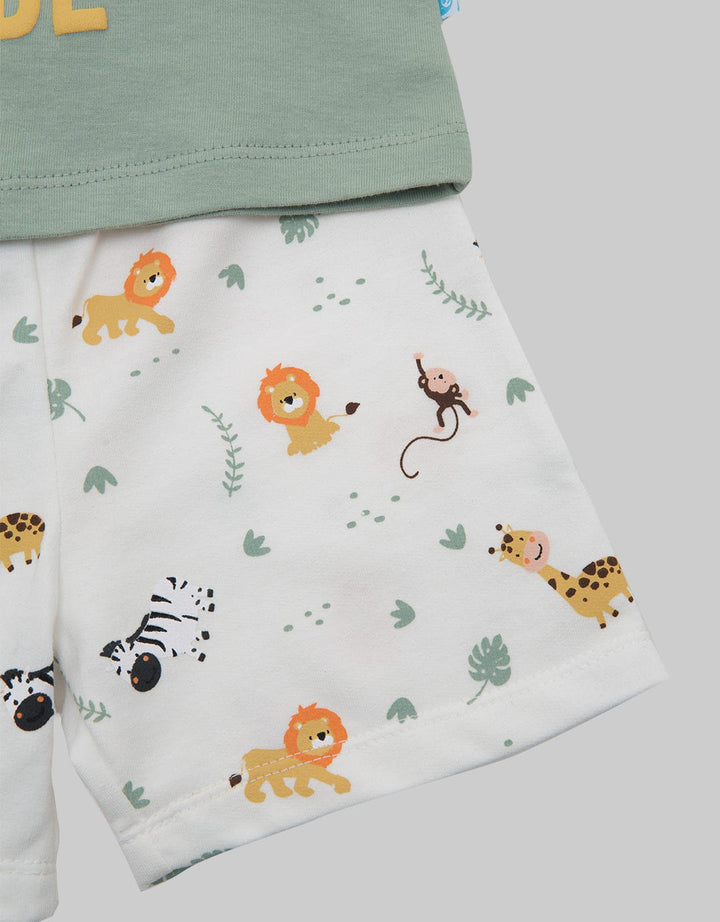Pipiniko Top-Bottom Set Jersey Tiger And Friend