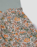 Pipiniko Woven Combi Print Dress Anak Perempuan