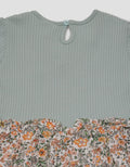 Pipiniko Woven Combi Print Dress Anak Perempuan