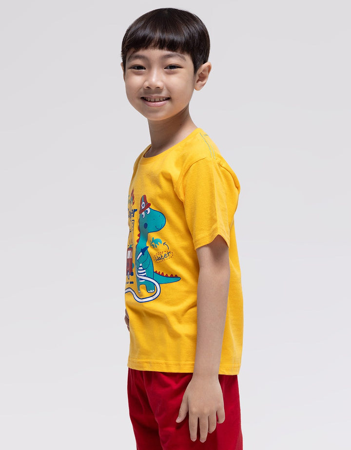 Little M Short Sleeve T-Shirt Best Buy Dino Fireman