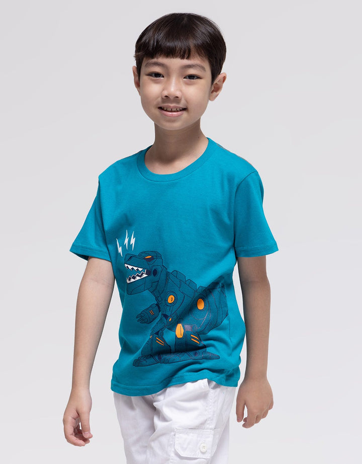 Little M Short Sleeve T-Shirt Best Buy Dino Robots
