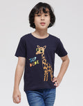 Little M Short Sleeve T-Shirt Print Giraffe