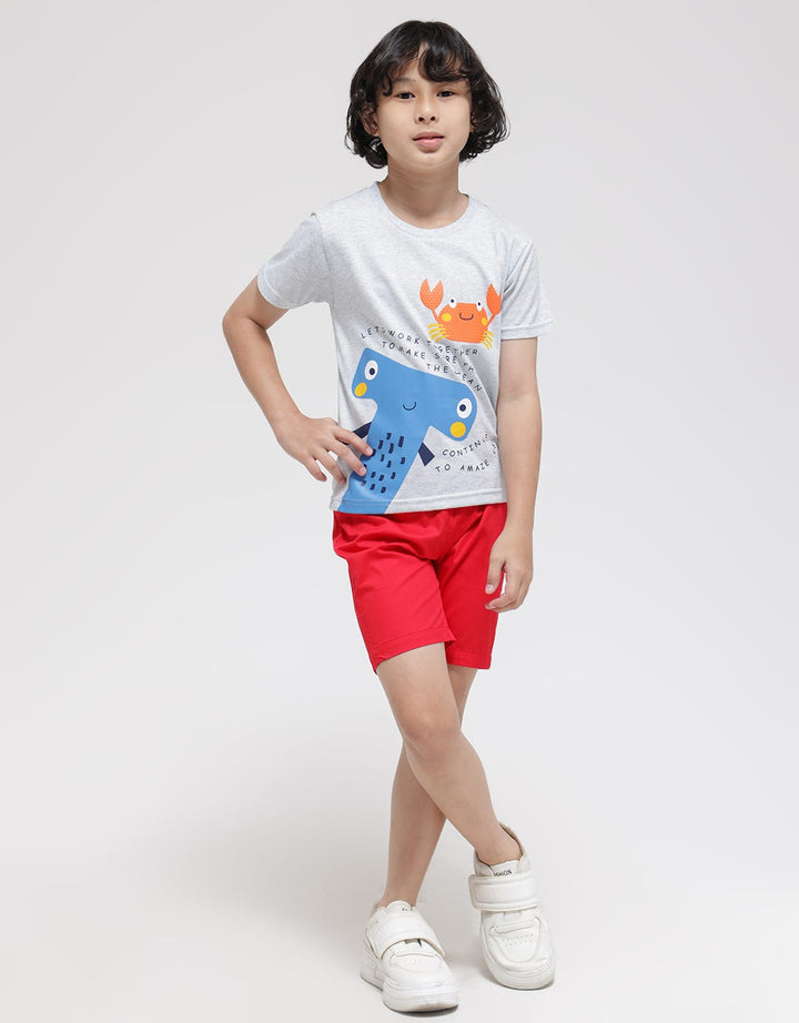 Little M Hammer Head Kaos Anak Laki-laki
