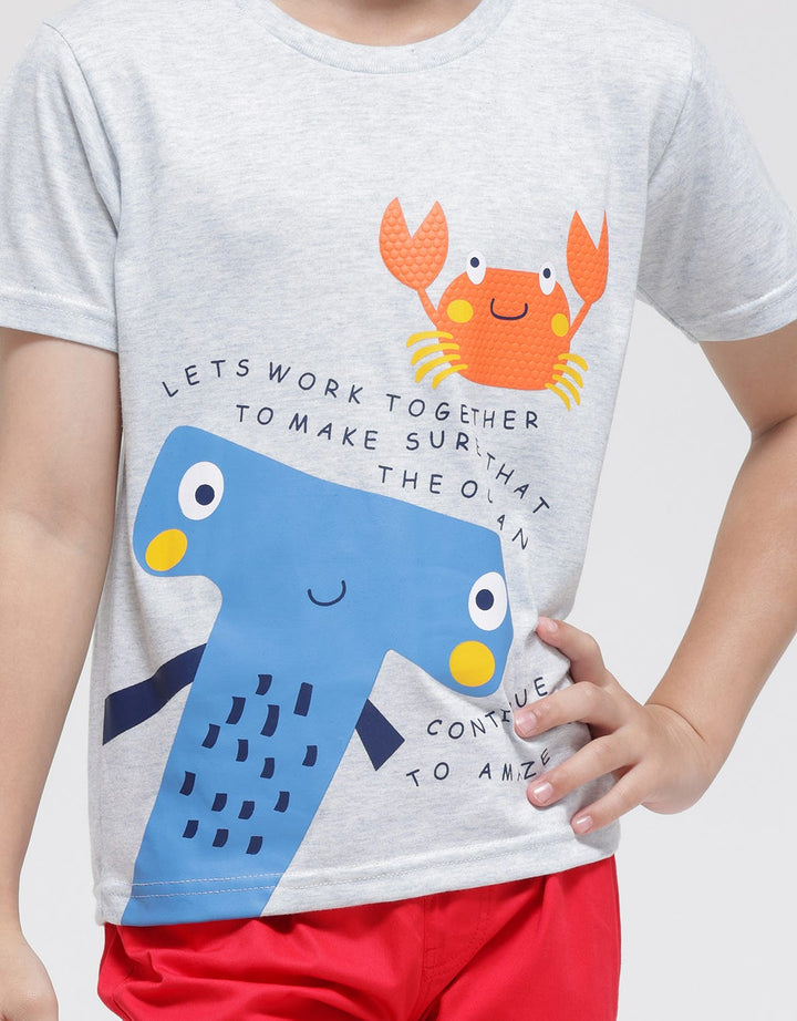 Little M Hammer Head Kaos Anak Laki-laki