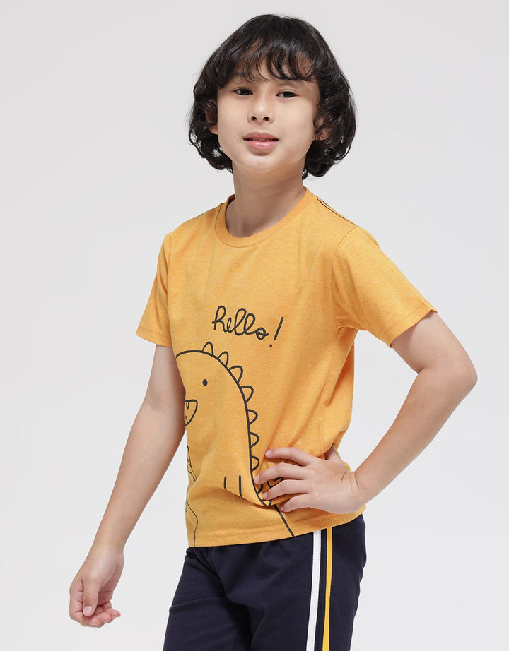Little M Hello Dino Boys T-Shirt