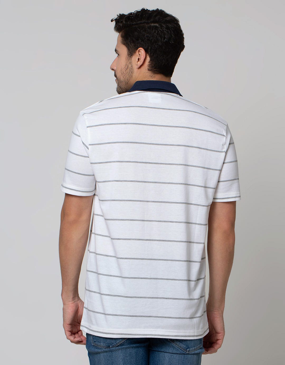 Walrus Polo Shirt Stripes Casual Pria