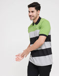 Walrus Stripes Style Men's Polo Shirt