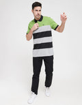 Walrus Stripes Style Men's Polo Shirt