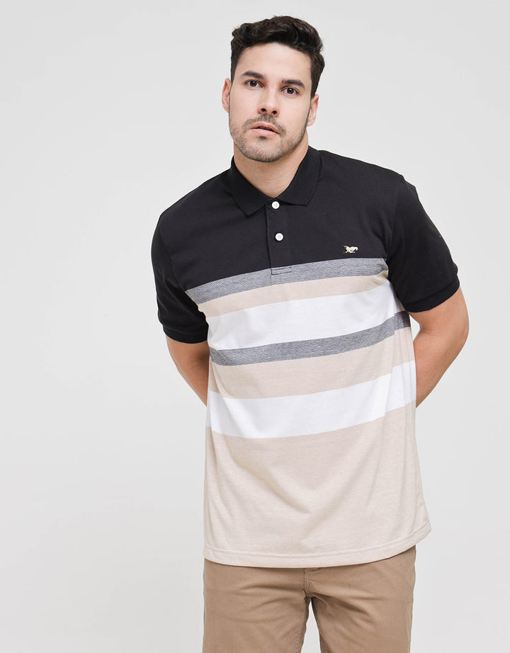 Walrus Stripped Polo Shirt Pria