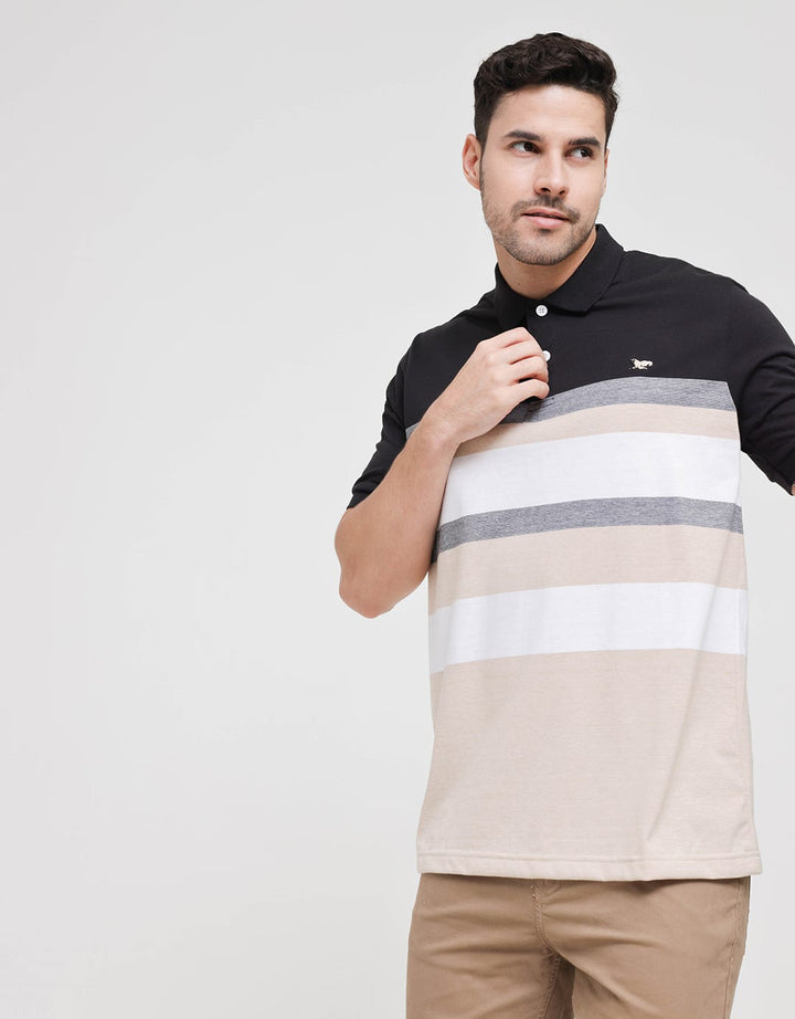 Walrus Stripped Polo Shirt Pria