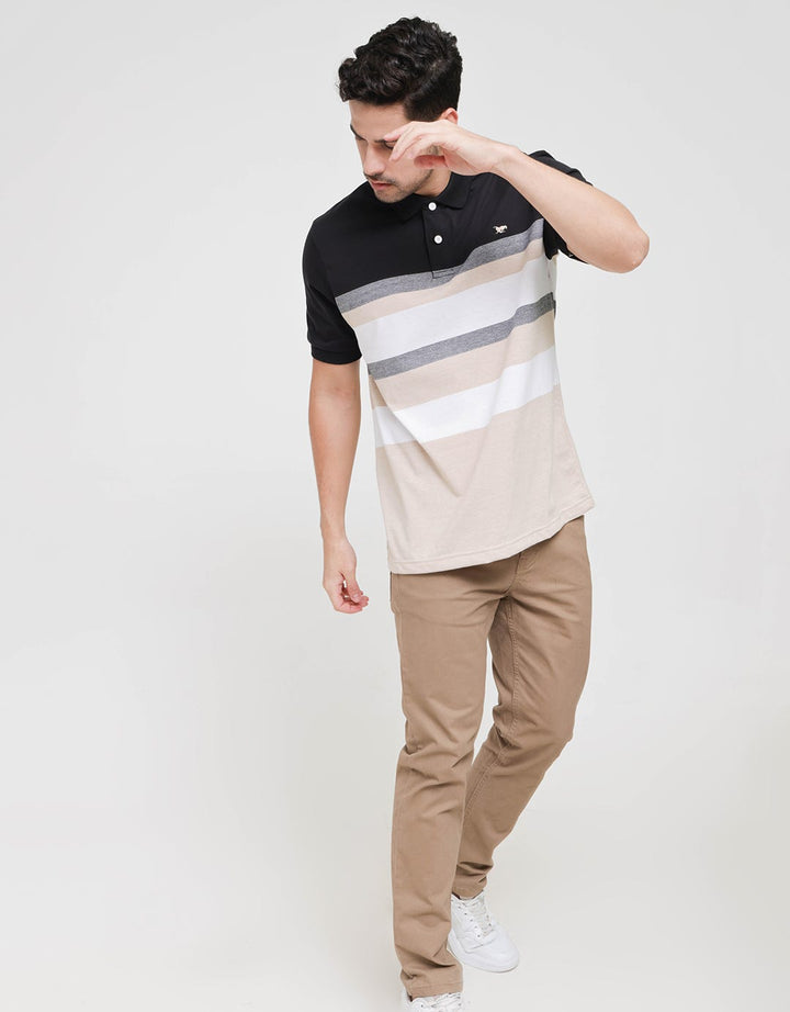 Walrus Stripped Polo Shirt Pria