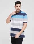 Walrus Strippy Print Men's Polo Shirt