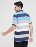 Walrus Strippy Print Men's Polo Shirt