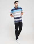 Walrus Strippy Print Men's Polo Shirt