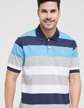 Walrus Strippy Print Men's Polo Shirt